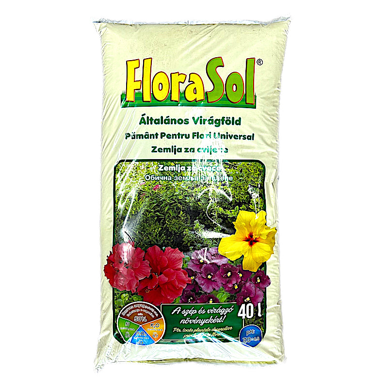 Turba Florasol 40 L, Substrat Flori/Universal – Fermier