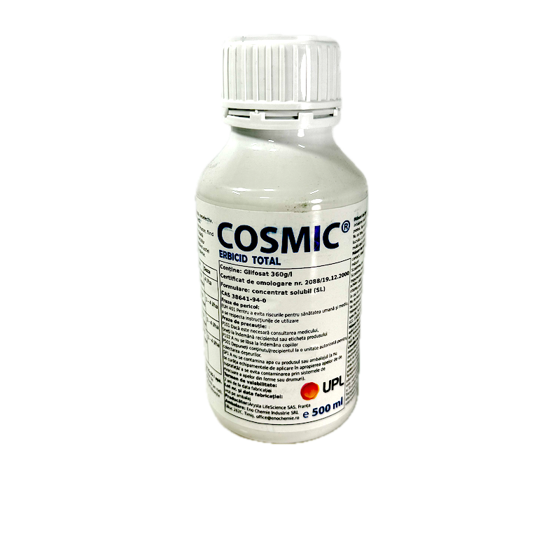 Cosmic 500 Ml, Erbicid Total (Pentru 20L Apa)
