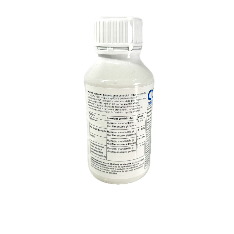 Cosmic 500 Ml, Erbicid Total (Pentru 20L Apa)
