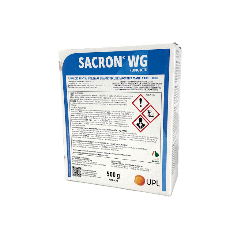 Sacron Wg 500 Gr, Fungicid Sistemic Pentru Cartof