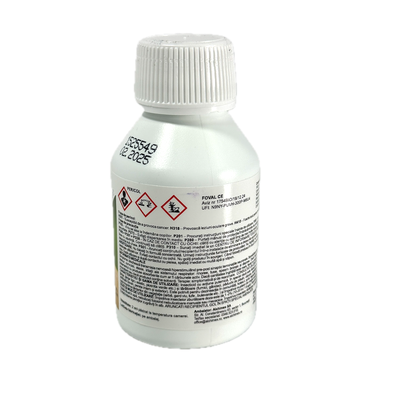 Foval Ce 100 Ml, Insecticid Kollant (Tantari, Muste, Insecte Taratoare)