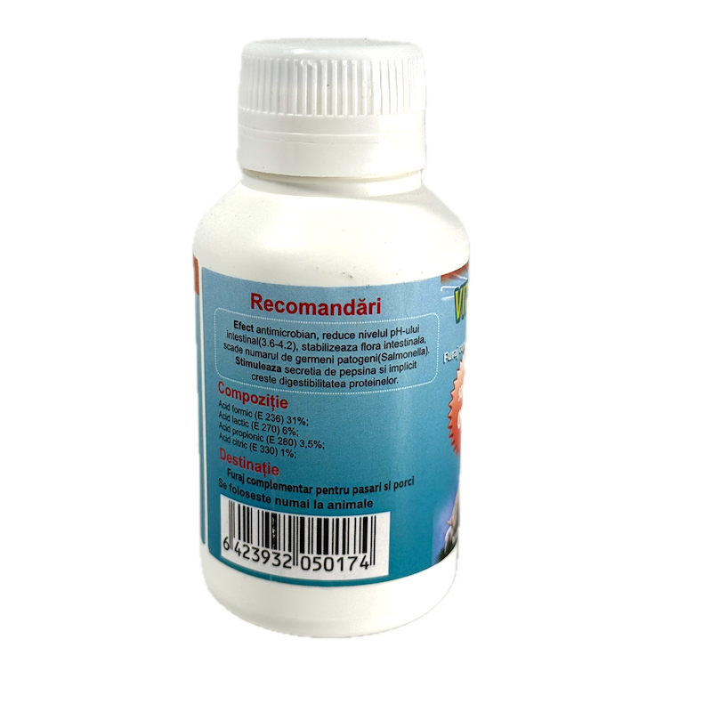 Vita Acid-Lichid 100 Ml, Aditiv Furajer Pentru Pasari