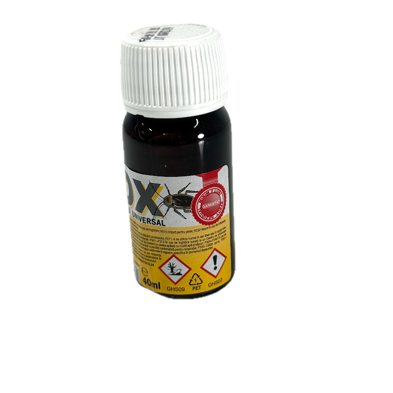 Sanitox 40 Ml, Insecticid Profesional (Gandaci, Plosnite, Purici, Tantari, Muste)