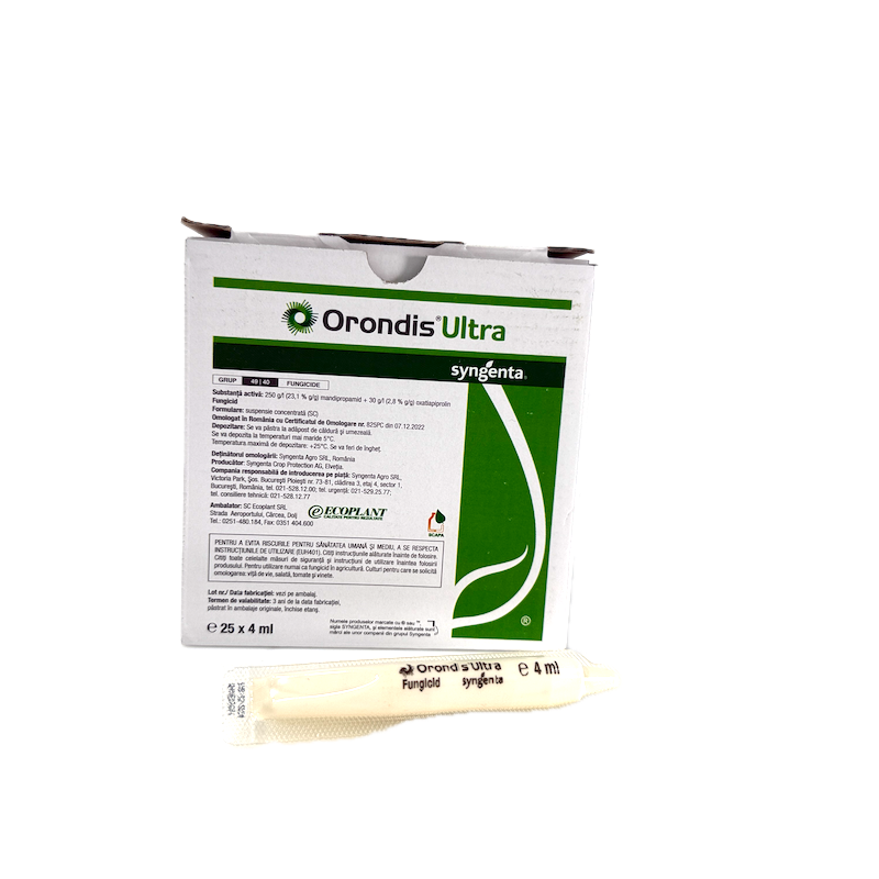 Orondis Ultra 4 Ml, Fungicid Foliar (Vita De Vie, Salata, Tomate, Vinete)