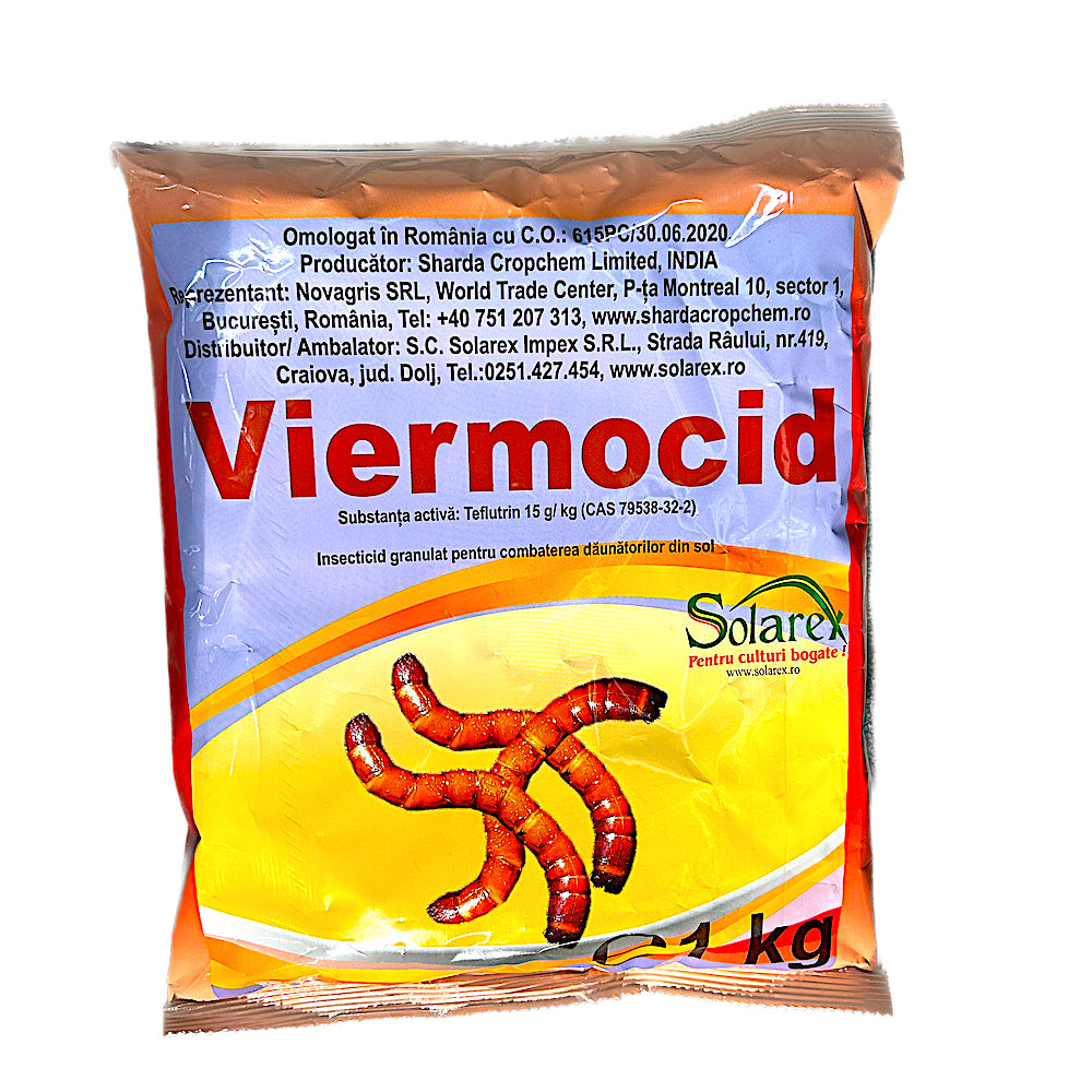 Viermocid 1 Kg, Sharda, Produs Impotriva Viermilor Sarma Si A Viermilor Vestici Ai Radacinilor In Cultura De Porumb
