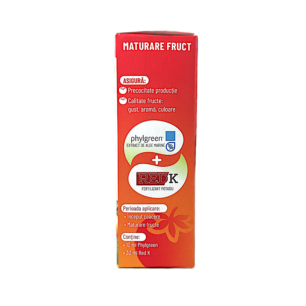 Pachet Coacere Algactiv Red K Pentru 10 L Apa (10 Ml Phylgreen, 30 Ml Red K)