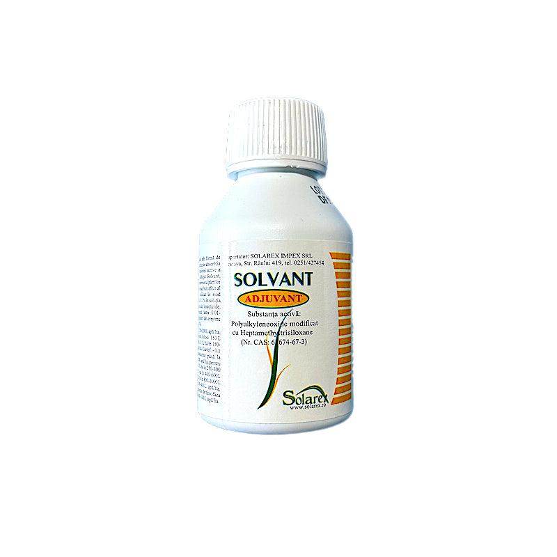 Solvant 100 Ml, Adjuvant, Solarex, Imbunatateste Absortia Substantelor De Catre Planta, Se Utilizeaza Impreuna Cu Fungicide, Insecticide Sau Erbicide
