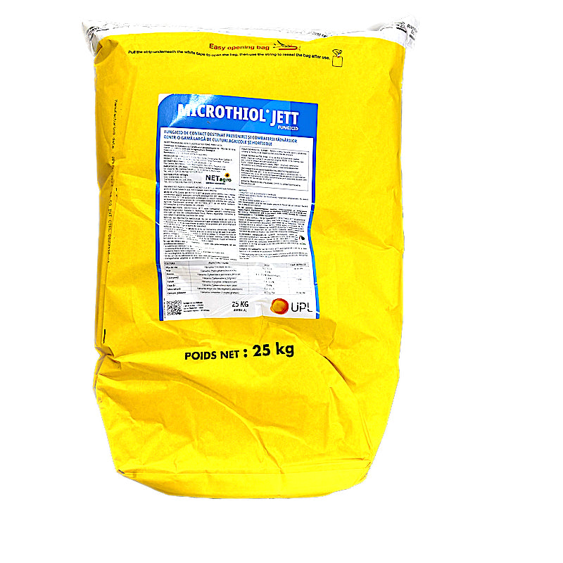 Microthiol Special 25 Kg Fungicid De Contact Pe Baza De Sulf, Upl, Fainare (Castraveti, Mar, Cereale Paioase, Piersic, Coacaz, Silvicultura, Vita De Vie)