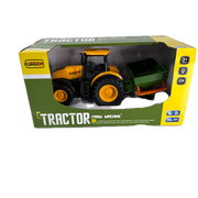 Jucarie Tractor Cu Remorca, Sunet Si Lumina