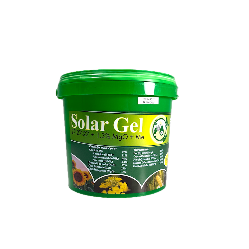 Solar Gel 27-27-27+ 1,3Mgo+Me 4 Kg, Ingrasamant Foliar, Solarex