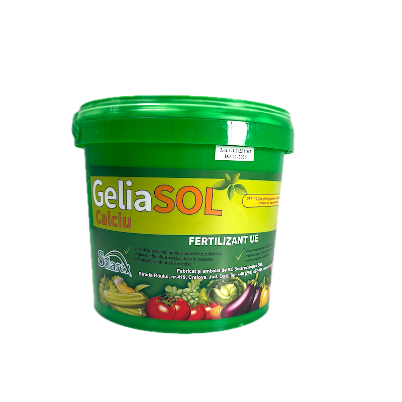 Geliasol Calciu 5 Kg, Ingrasamant Fertirigare, Solarex