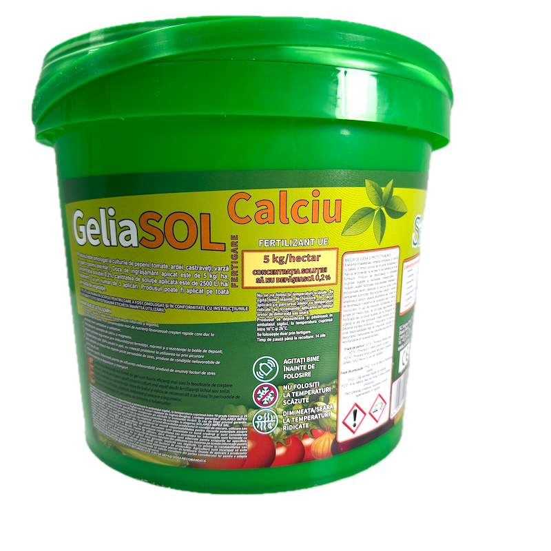 Geliasol Calciu 5 Kg, Ingrasamant Fertirigare, Solarex