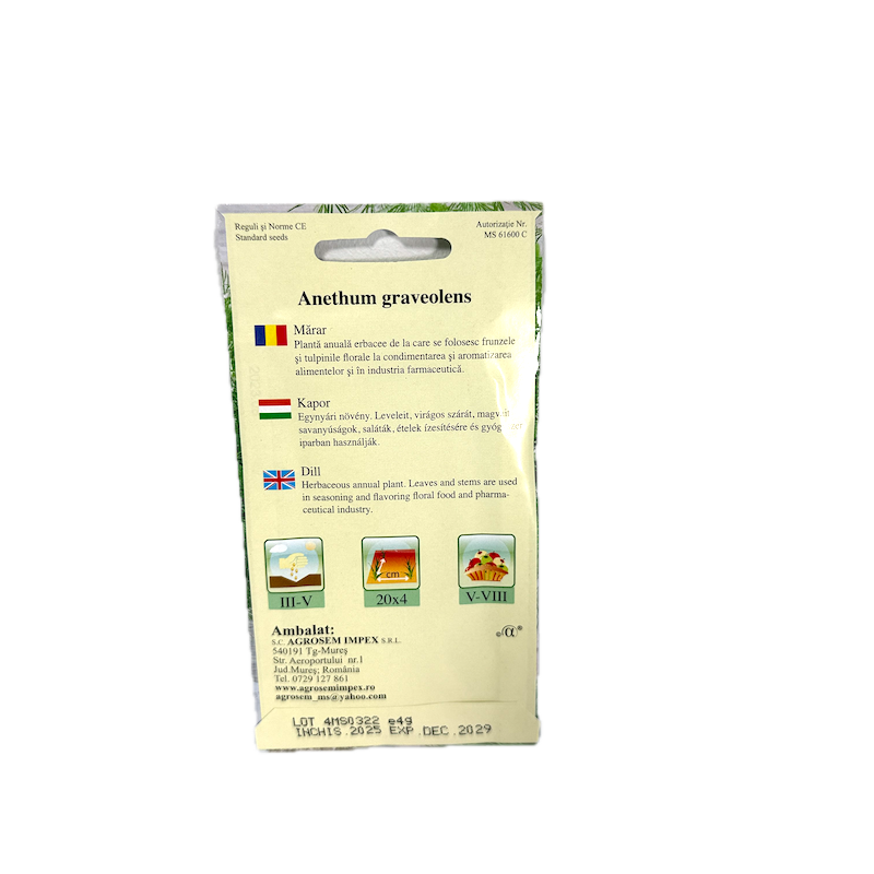 Seminte Marar 4 Gr, Agrosem