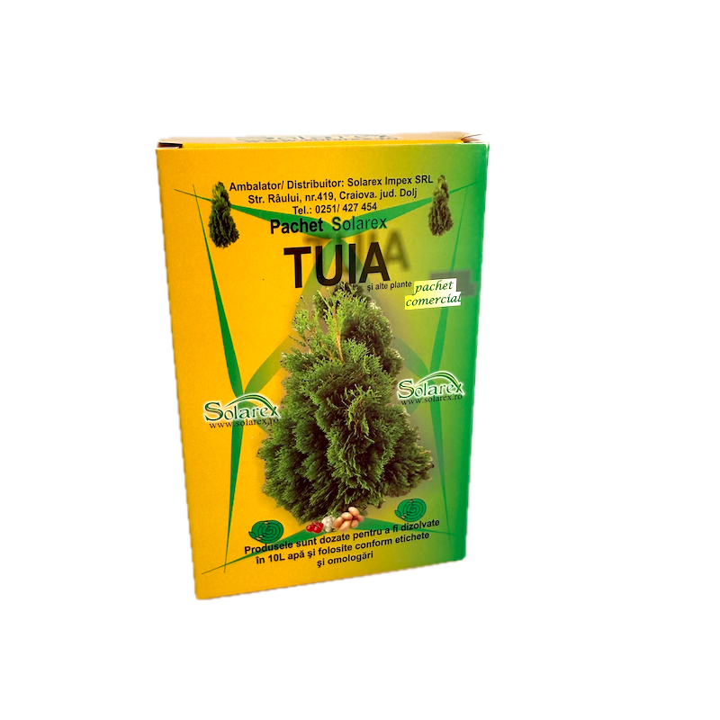 Pachet Solarex Pentru Tuia Si Alte Plante Ornamentale Pentru 10L Apa