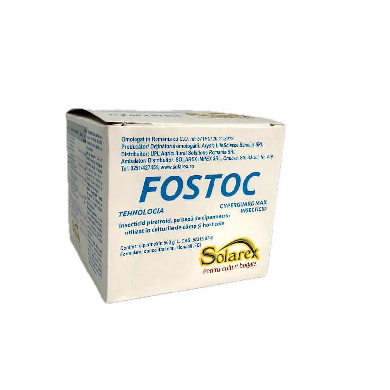 Fostoc (Cyperguard Max) 2 Ml, Insecticid Piretroid (Cartof, Grau, Mazare, Orz, Praz, Rapita, Varza)