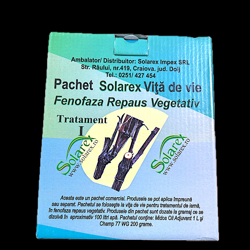 Pachet Tratament 1 Vita De Vie Pt 100L Apa, Solarex, Contine Midos Oil Si Champ 77Wg