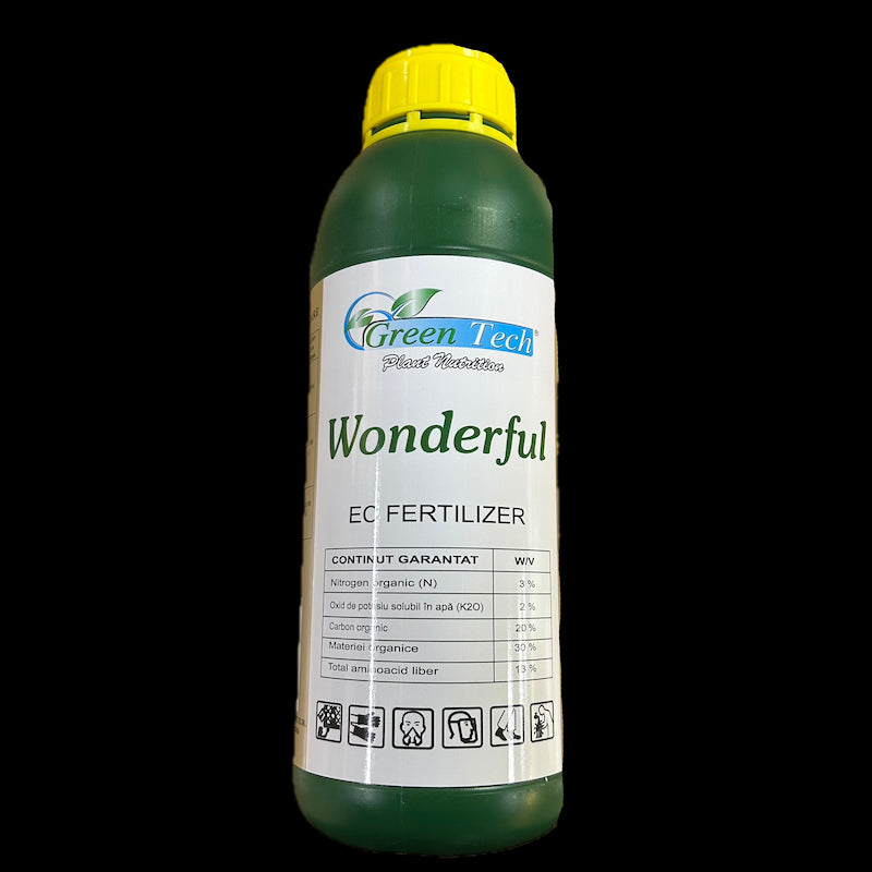 Wonderful 1L, Fertilizant Organic Cu Aminoacizi, Green Tech