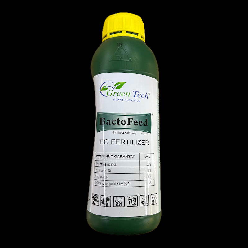 Bactofeed 1L, Fertilizant Organic, Green Tech, Microorganisme Pentru Dezvoltarea Radacinilor, Frunzelor, Florilor Si Fructelor