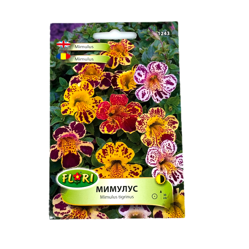 Seminte Flori Mimulus Grandiflorum Mix 1243 0,15 Gr, Florian Bulgaria