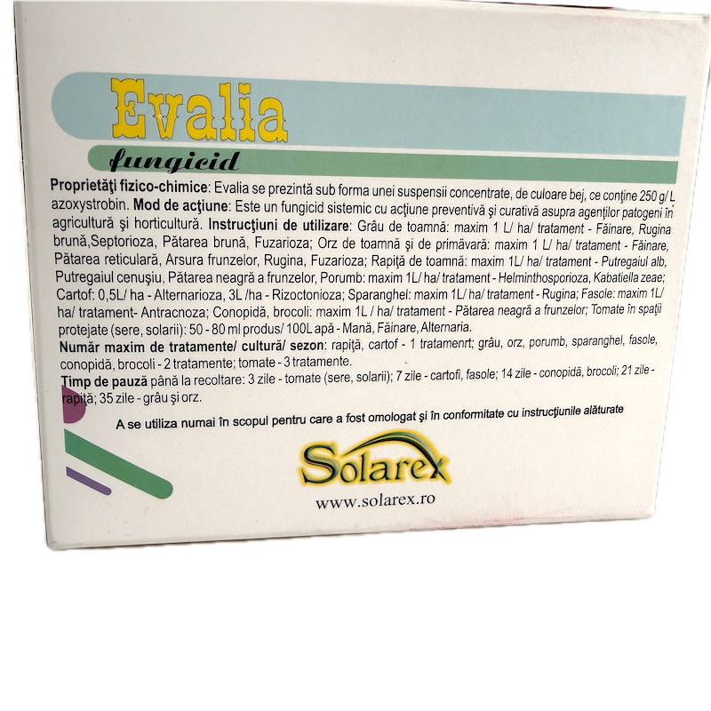 Evalia 10 Ml, Fungicid (Tomate, Cartof, Fasole, Porumb, Orz, Rapita)