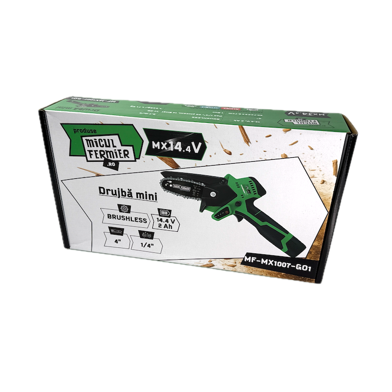 Drujba Mini Micul Fermier Mf-Mx1007-G01, Lama 4 Inch, 14.4V, 2Ah, Brushless