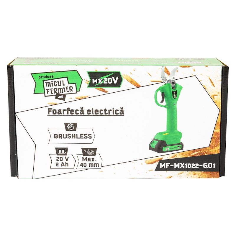 Foarfeca Electrica Micul Fermier 40 Mm, 20V, 2Ah, Brushless Mf-Mx1022-G01