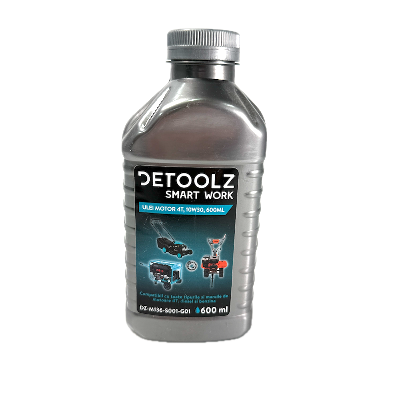 Ulei Motor Detoolz 4T 10W30 600 Ml Dz-M136-S001-G01