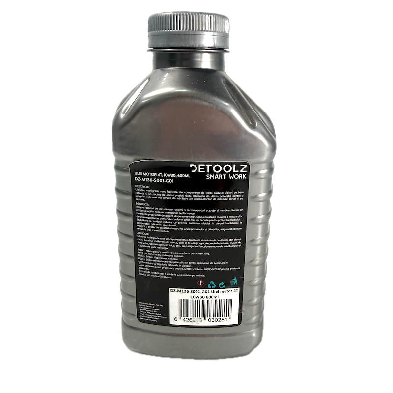Ulei Motor Detoolz 4T 10W30 600 Ml Dz-M136-S001-G01