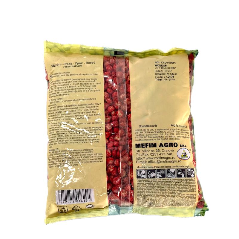 Seminte Mazare Kelvedon Wonder 500 Gr, Mefim