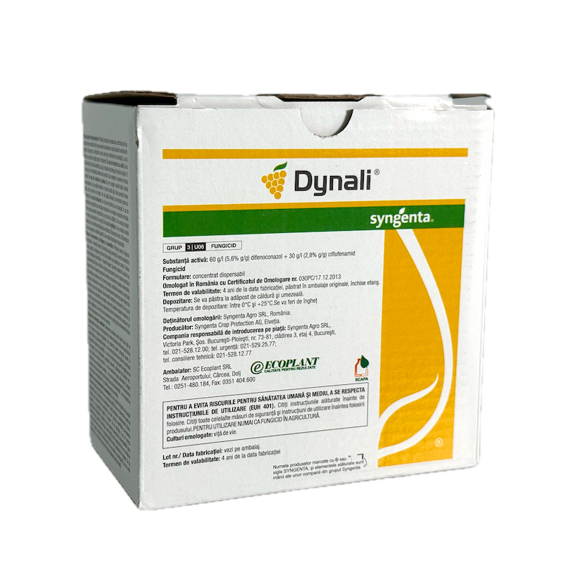 Dynali 6,5 Ml, Fungicid, Syngenta, Vita De Vie (Fainare, Putregai Negru, Inrosirea Frunzelor)