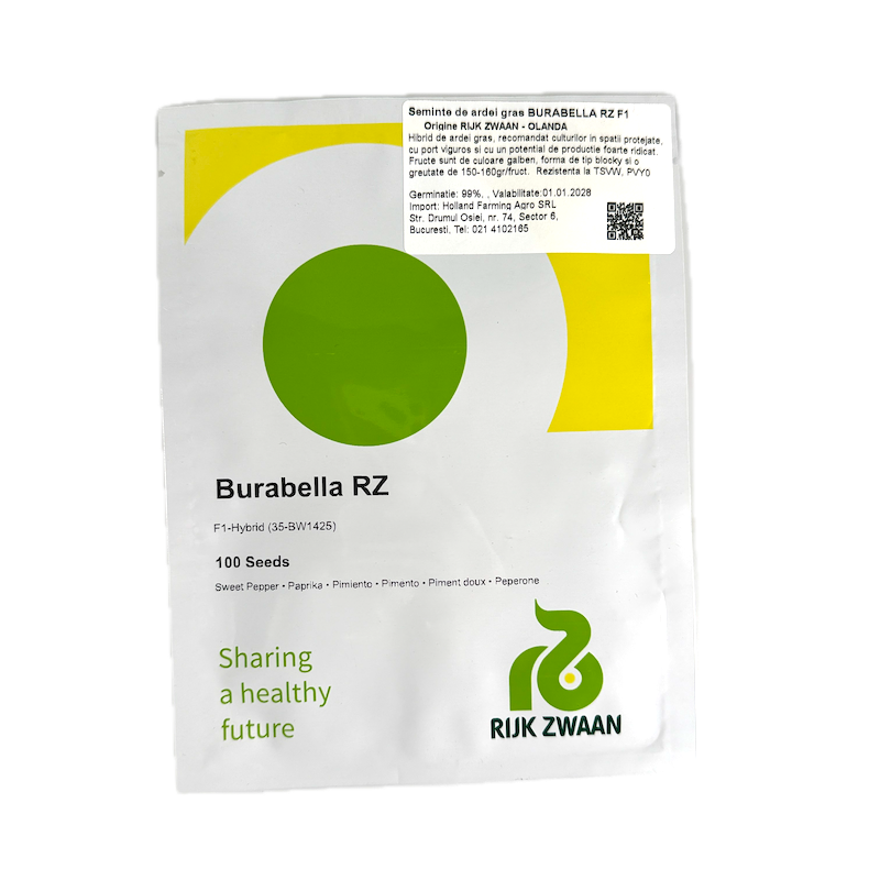 Seminte Ardei Burabella Rz F1 100 Seminte