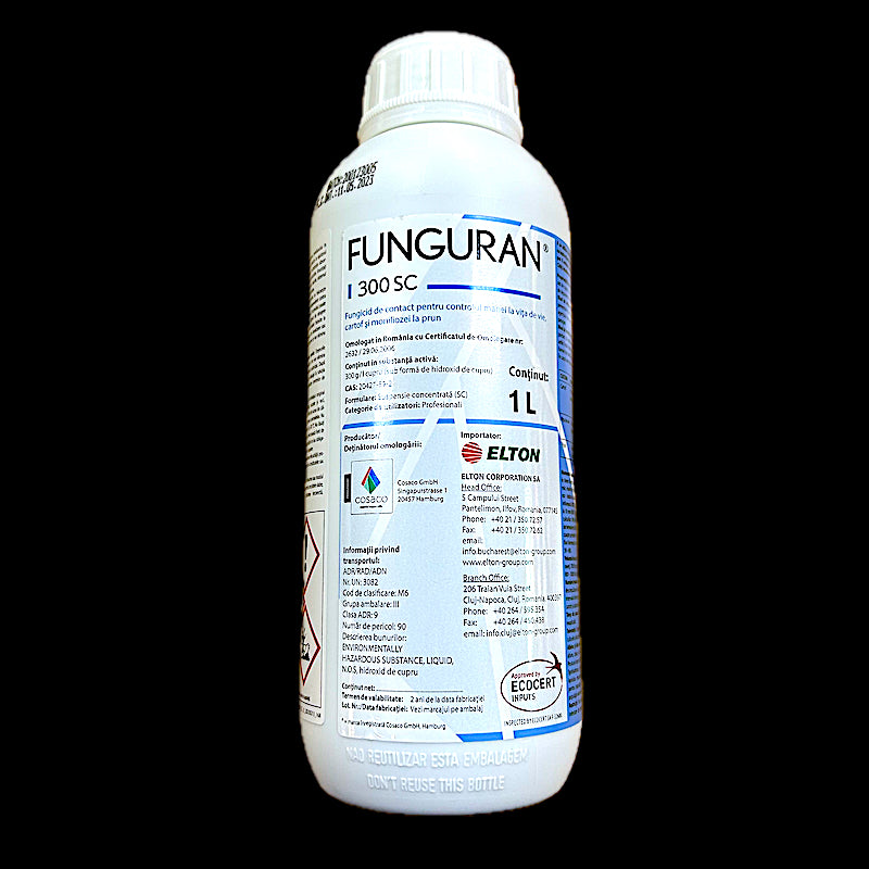Funguran 300Sc 1 L Fungicid Cupric De Contact (Vita De Vie, Tomate, Castraveti, Cartofi, Fasole, Ceapa)