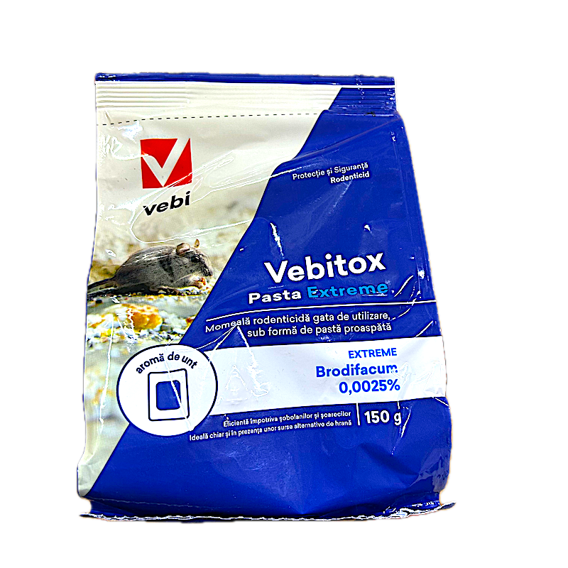 Vebitox Pasta Extreme 150 Gr, Raticid, Vebi
