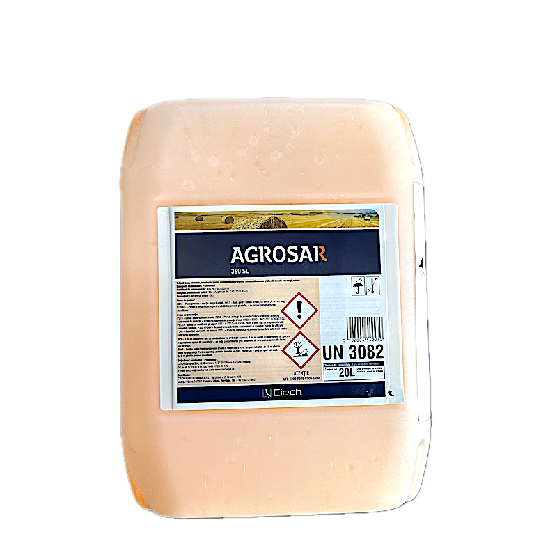 Agrosar 360Sl 20L, Erbicid Total Sistemic, Post Emergent, Neselectiv, Glifosat (Buruieni Monocotiledonate Si Dicotiledonate, Anuale Si Perene)