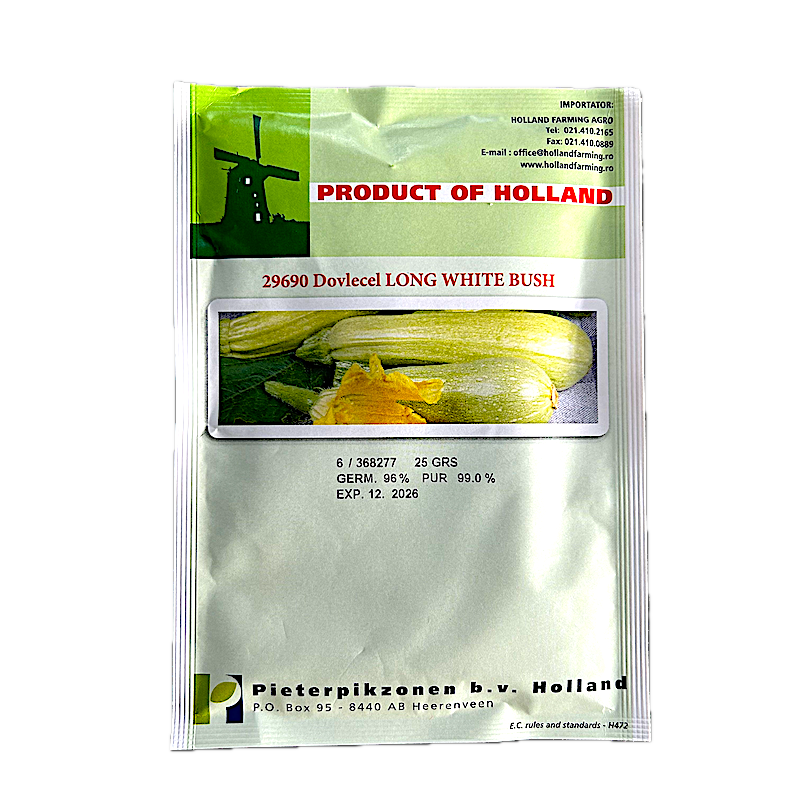 Seminte Dovlecel White Bush 25 Gr, Holland