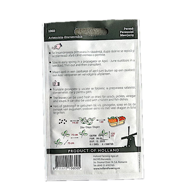Seminte Tarhon 0,1 Gr, Holland