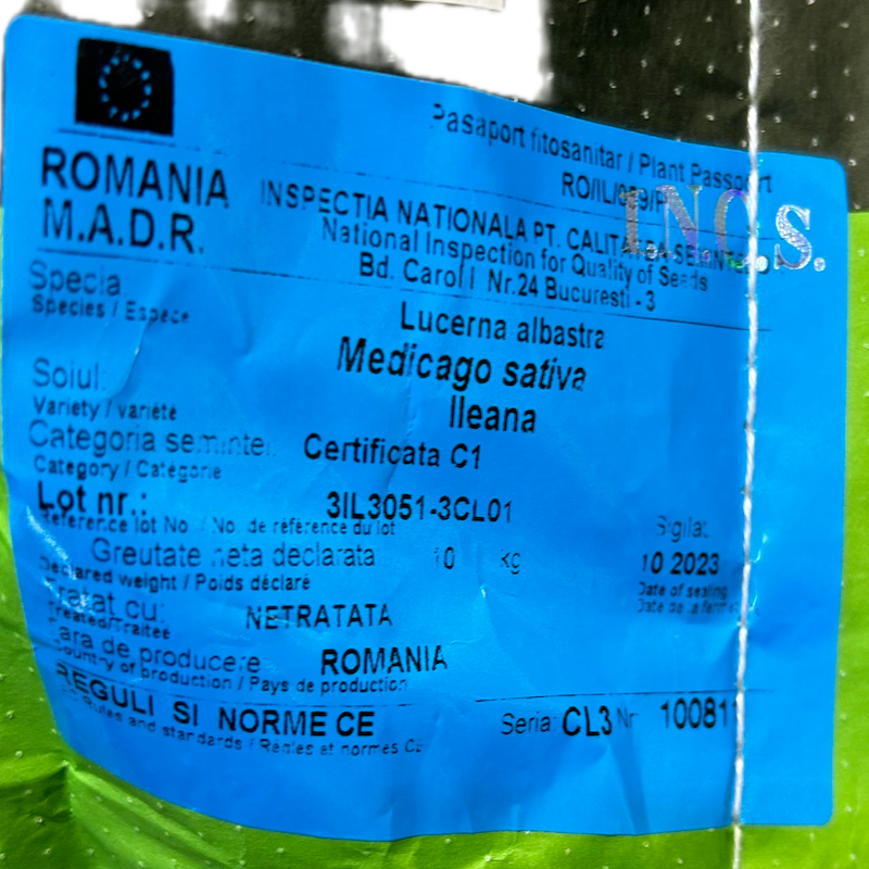 Seminte Lucerna Ileana 10 Kg, Ciproma