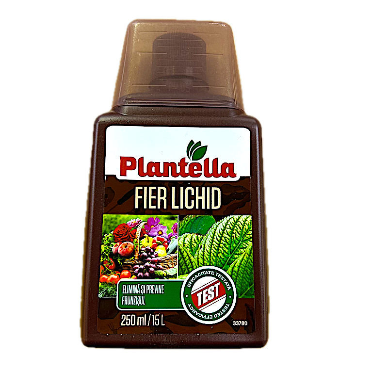 Plantella Ingrasamant Lichid Cu Fier 250 Ml, Foliar