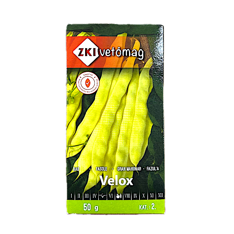 Seminte Fasole Urcatoare Galbena Lata Velox 50 Gr, Zki