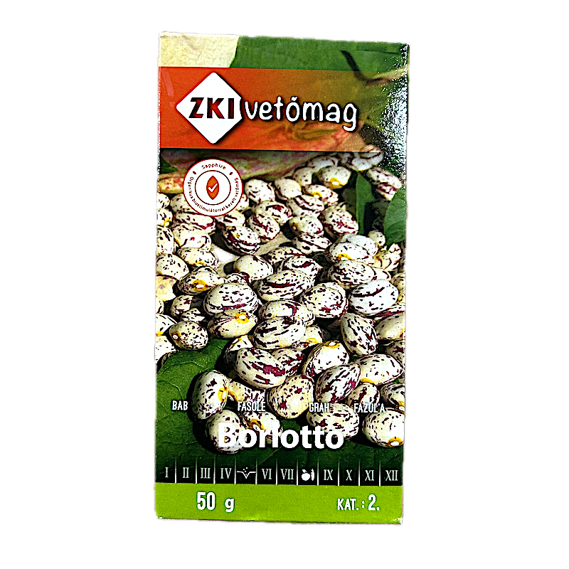 Seminte Fasole Urcatoare Pestrita Borlotto 50 Gr, Zki