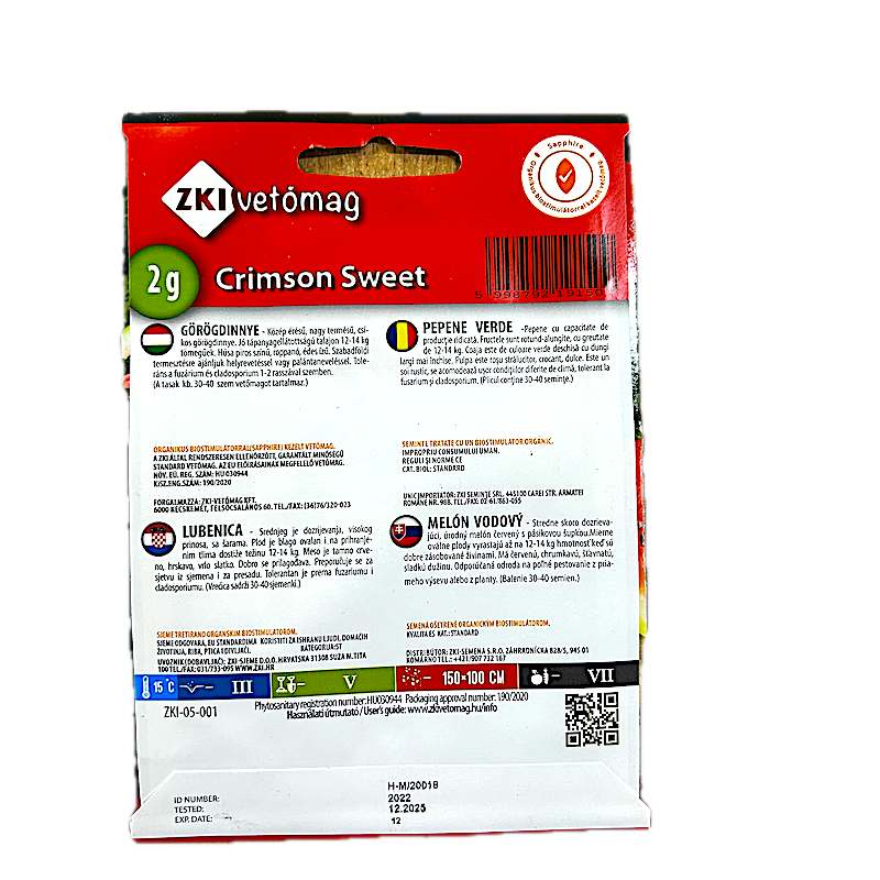 Seminte Pepene Verde Crimson Sweet 2 Gr, Zki