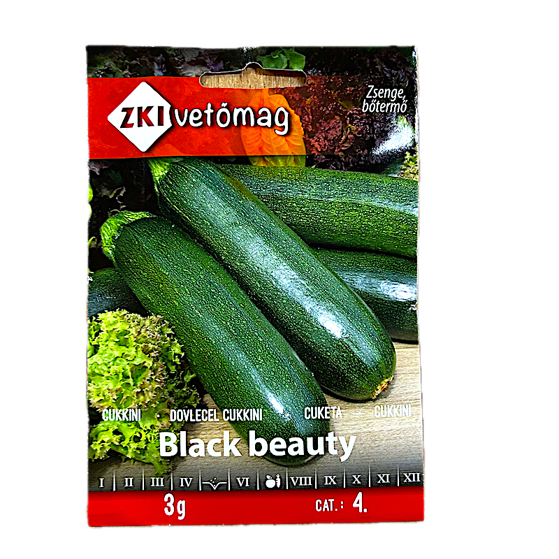 Seminte Dovlecel Black Beauty 3 Gr, Zki