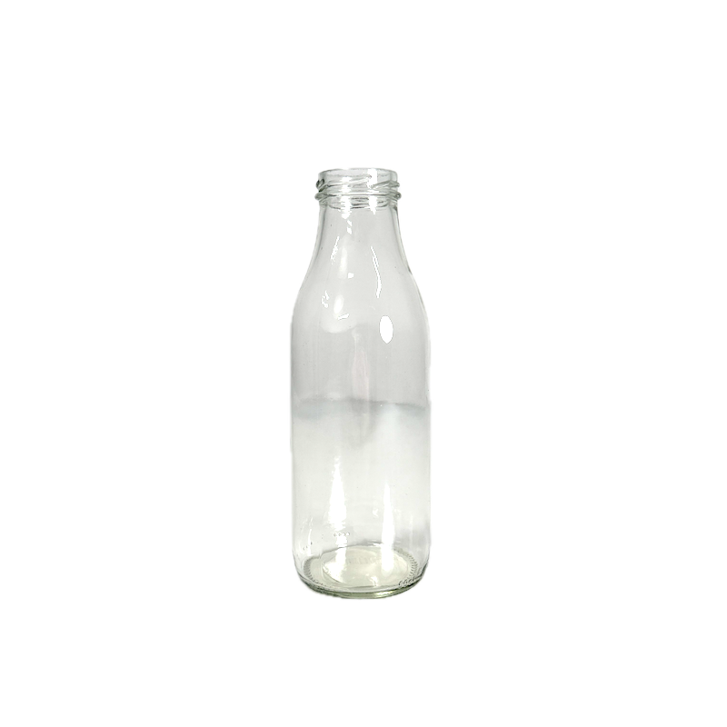 Sticla 500 Ml Latte, Alba/Transparenta Cu Capac To43, Pentru Lapte/Suc