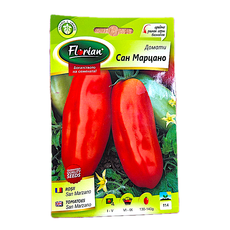 Seminte Tomate San Marzano 0,5 Gr, Florian Bulgaria