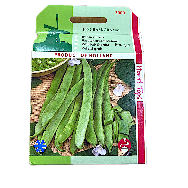 Seminte Fasole Verde Urcatoare Emergo 100 Gr, Holland