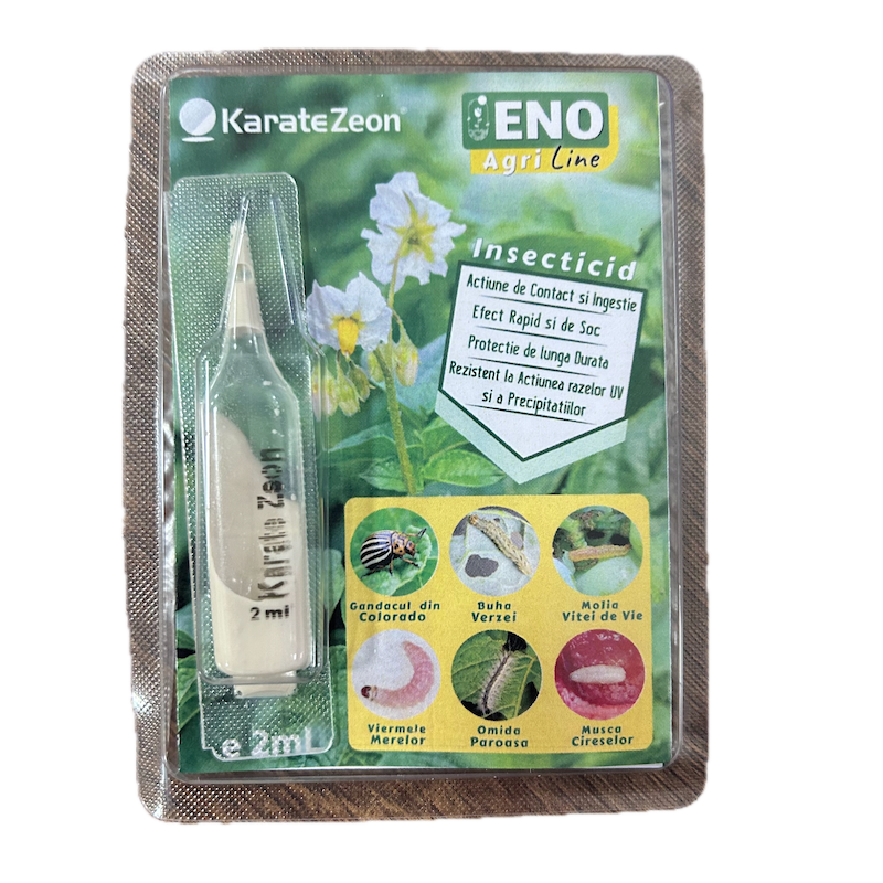 Karate Zeon 2 Ml, Insecticid Contact, Syngenta (Vita De Vie, Cartof, Ceapa, Cires, Floarea Soarelui, Grau, Orz, Lucerna, Mar, Par, Piersic, Porumb, Prun, Rapita, Varza, Vinete)