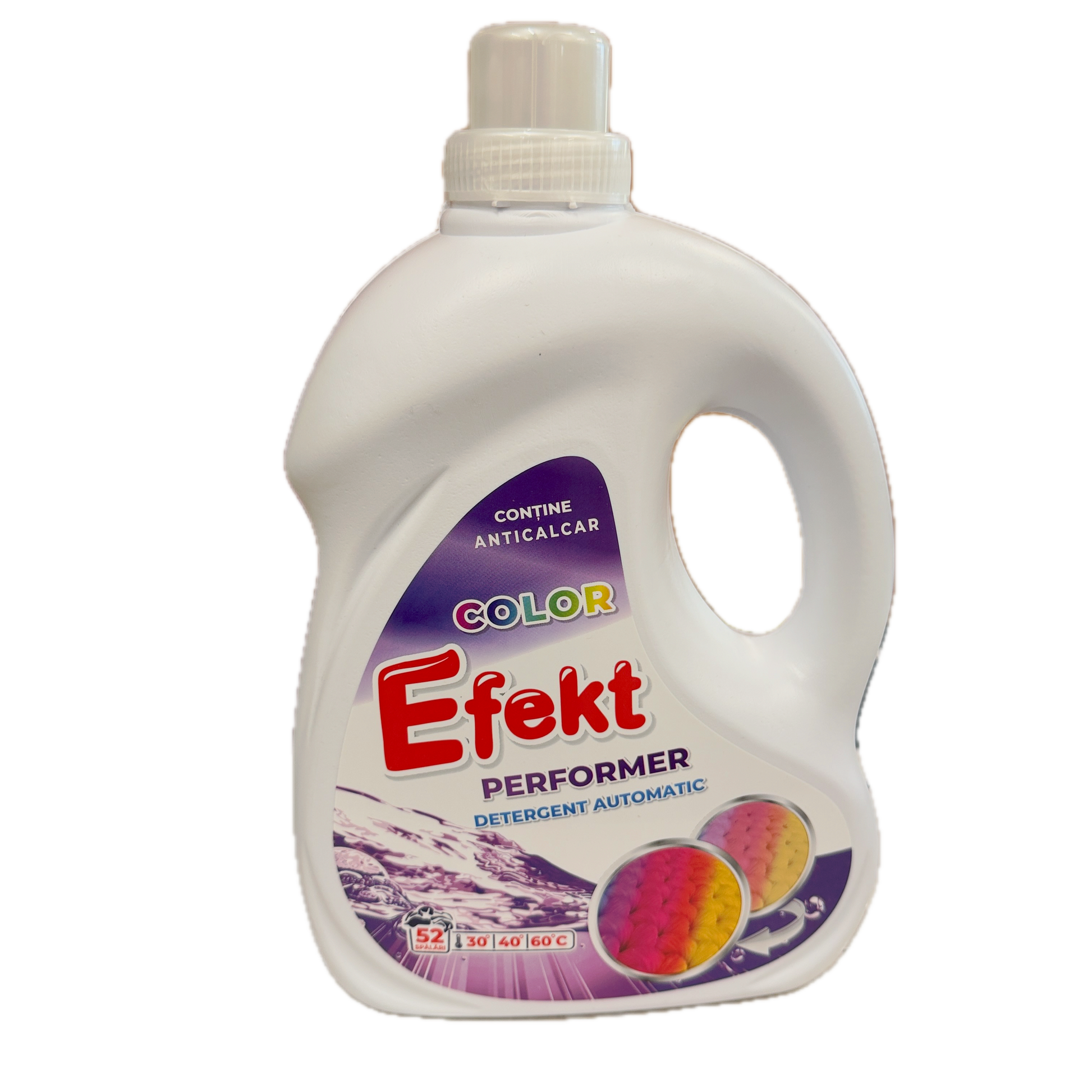 Efekt Detergent Rufe Colorate 1820 Ml, 52 Spalari, Efect Anticalcar