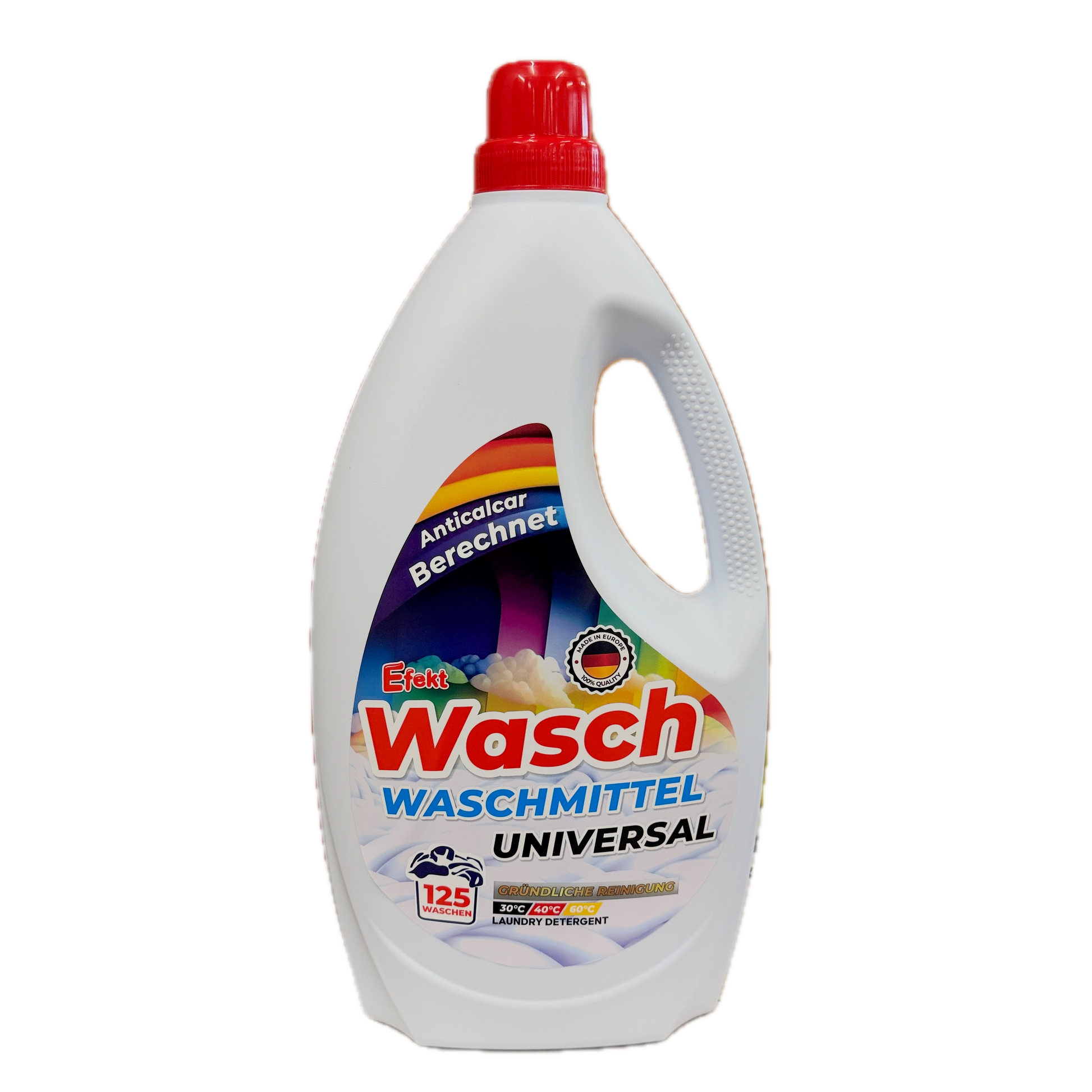 Efekt Detergent Rufe Gel Universal Wasch 5L, 125 Spalari, Efect Anticalcar 