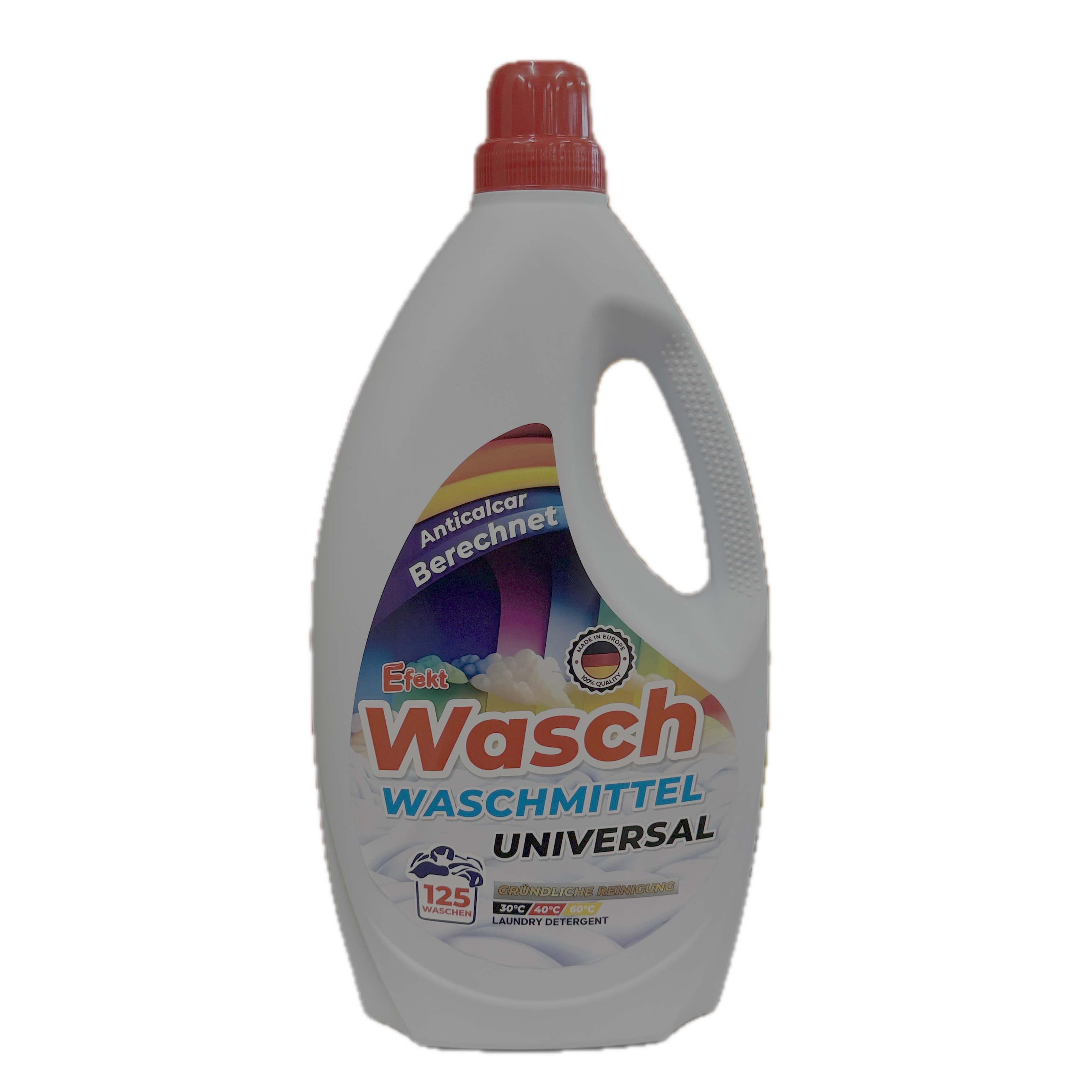 Efekt Detergent Rufe Gel Universal Wasch 5L, 125 Spalari, Efect Anticalcar 