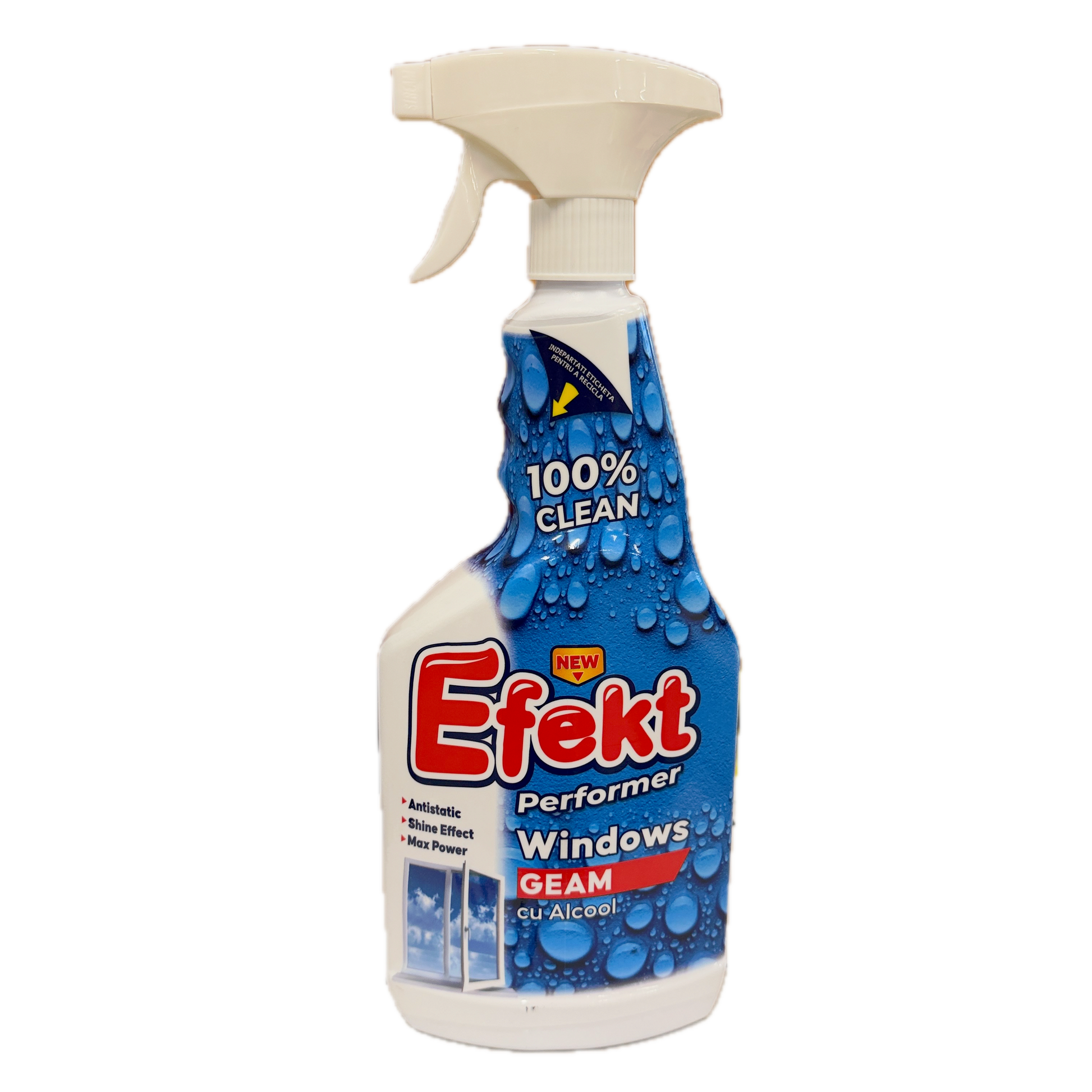 Efekt Solutie Curatare Geamuri Cu Alcool 750 Ml